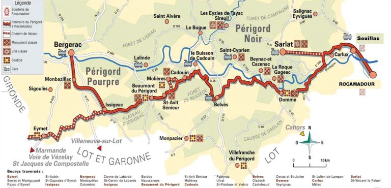 Hiking Bergerac to Rocamadour - Walking Dordogne